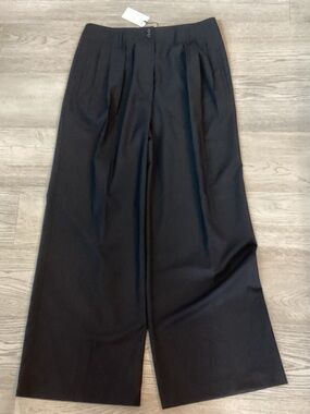 Paul Smith Black Wide Leg Pants